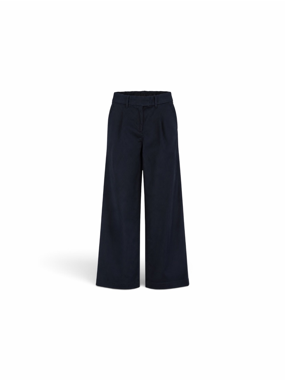 American Eagle Outfitters Navy Wide-Leg High-Rise Pants